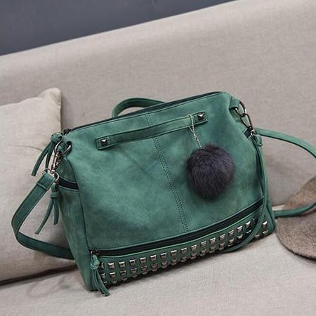 Rustic Charm Leather Shoulder Bag – Stylish Cowgirl Handbag