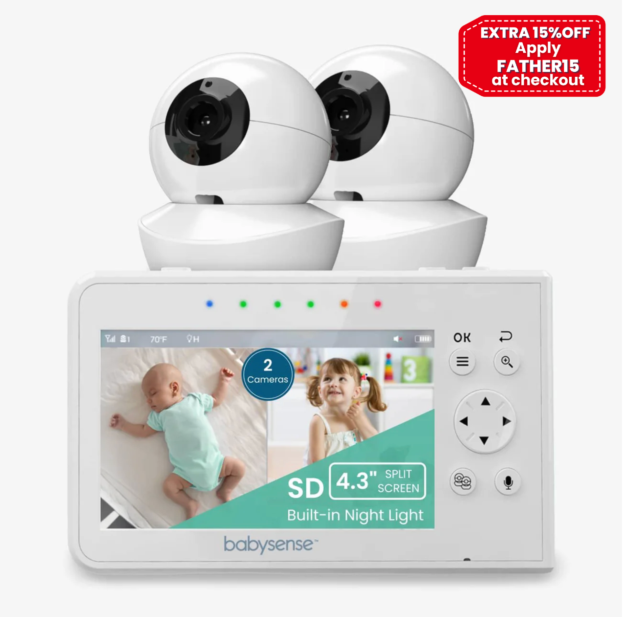 Smart Baby Monitor with Camera & Audio