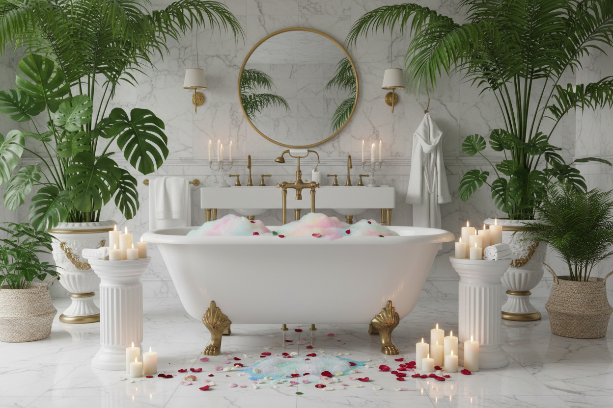 Luxury Cast Iron Bathtub Bathroom