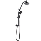 Shower Head Combo-Shower Head with Solid Brass Rail and Diverter