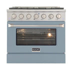 Kucht 36” Pro-Style Kitchen Dual Fuel Range - KDF362-LB