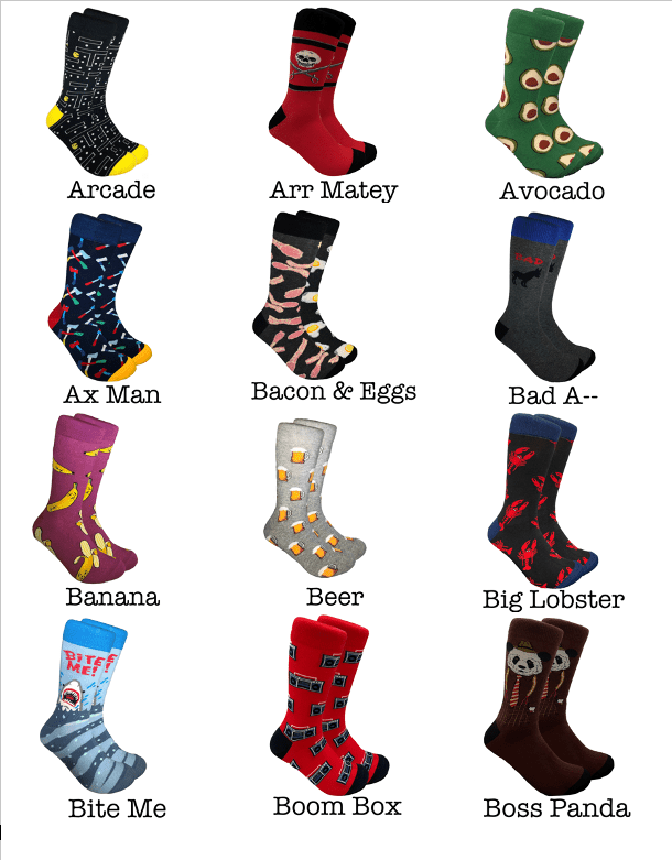 Crazy Socks for Men – Unleash Your Style with Threaded Pear