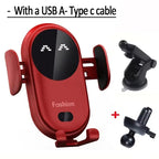 AutoGrip Wireless Car Charger – Infrared Sensor Mount & Fast Charging Stand for iPhone & Samsung