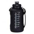 68OZ 2L Silicone Foldable Water Bottle Large Capacity Sports Water Cup with Handle Portable for Adult Gym Sports Outdoors