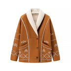 Tribal Rancher Lambs Hair Jacket - Warm, Cozy, & Stylish Cowgirl Outerwear