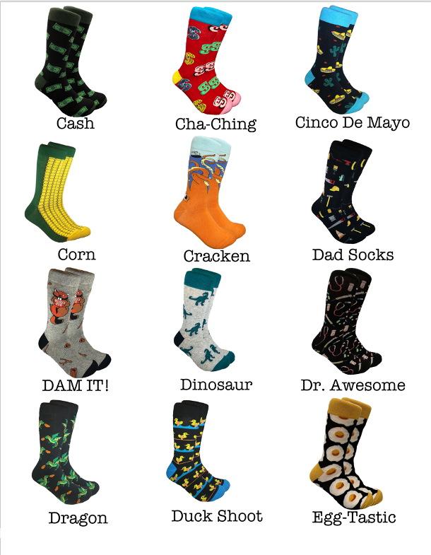 Crazy Socks for Men – Unleash Your Style with Threaded Pear