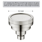 High Pressure Rain Shower Head, Angle Adjustable