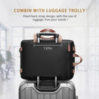 3 in 1 Laptop Backpack, 17.3 Inch Computer Bags for Travel Bussiness School Men Women, Black
