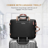3 in 1 Laptop Backpack, 17.3 Inch Computer Bags for Travel Bussiness School Men Women, Black