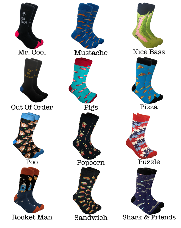 Crazy Socks for Men – Unleash Your Style with Threaded Pear