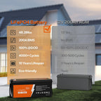 12V 200Ah LiFePO4 Deep Cycle Lithium Battery
