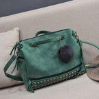 Rustic Charm Leather Shoulder Bag – Stylish Cowgirl Handbag
