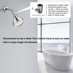 High Pressure Rain Shower Head, Angle Adjustable