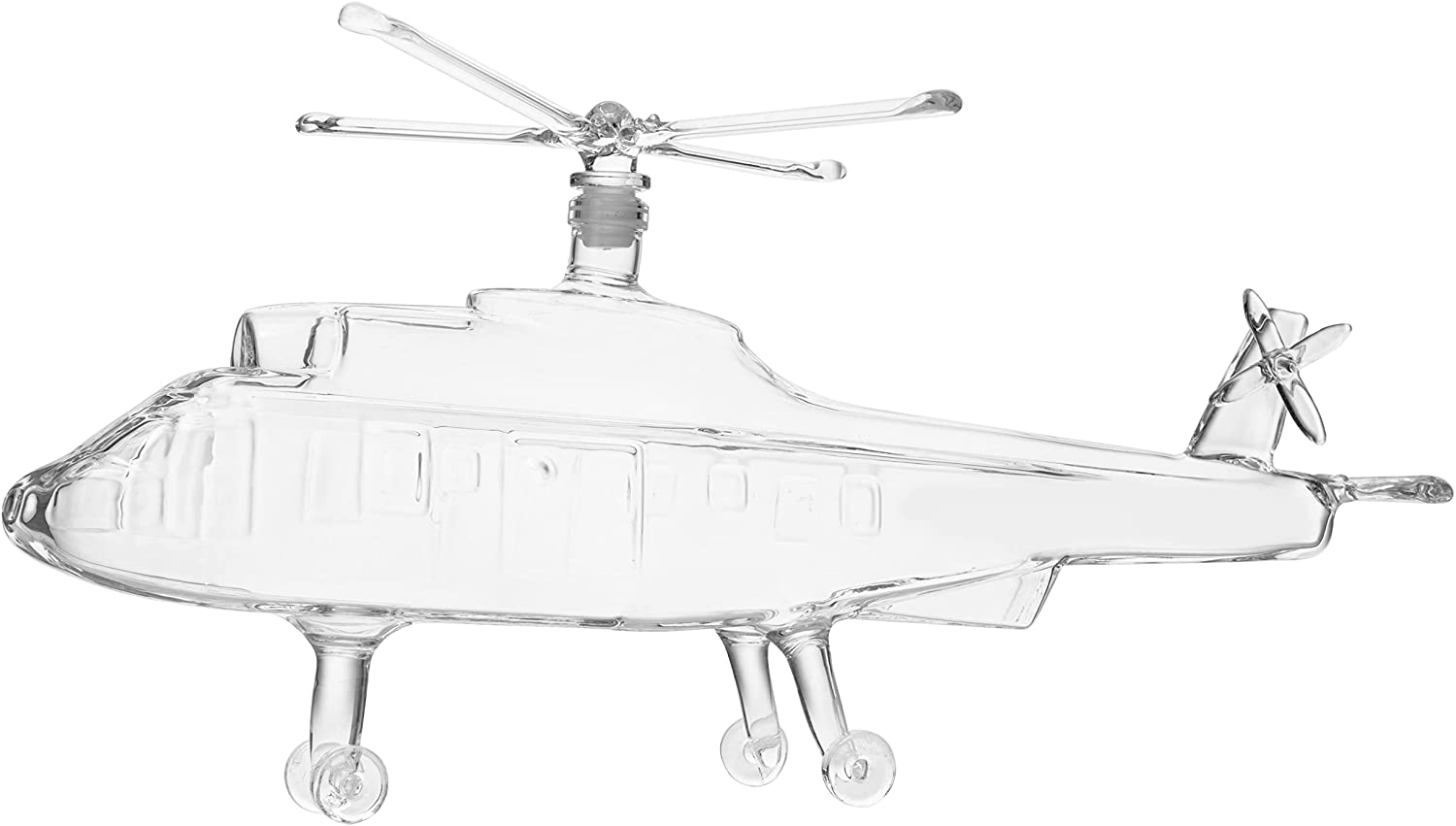 Black Hawk Helicopter Whiskey Decanter — 750ml, 8"x16"