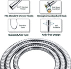 High Pressure Handheld Shower Head Kit, Handheld Shower with 60 Inch Hose and Bracket