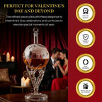 Lovers Globe Whiskey Decanter — 500ml, 12" Tall