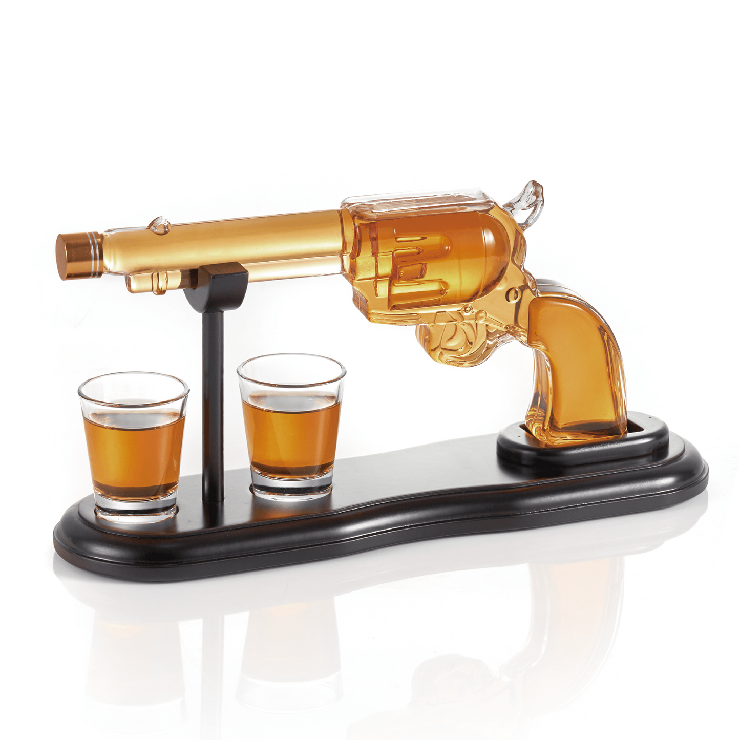 Revolver Whiskey Decanter Set — 240ml with Shot Glass
