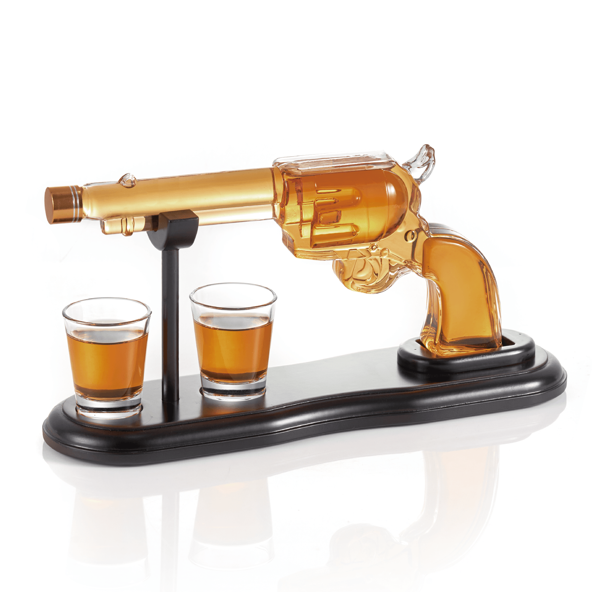 Revolver Whiskey Decanter Set — 240ml with Shot Glass
