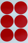 Red Labels Stickers 2 Inch for Inventory and Labeling 50Mm - 300 Pack