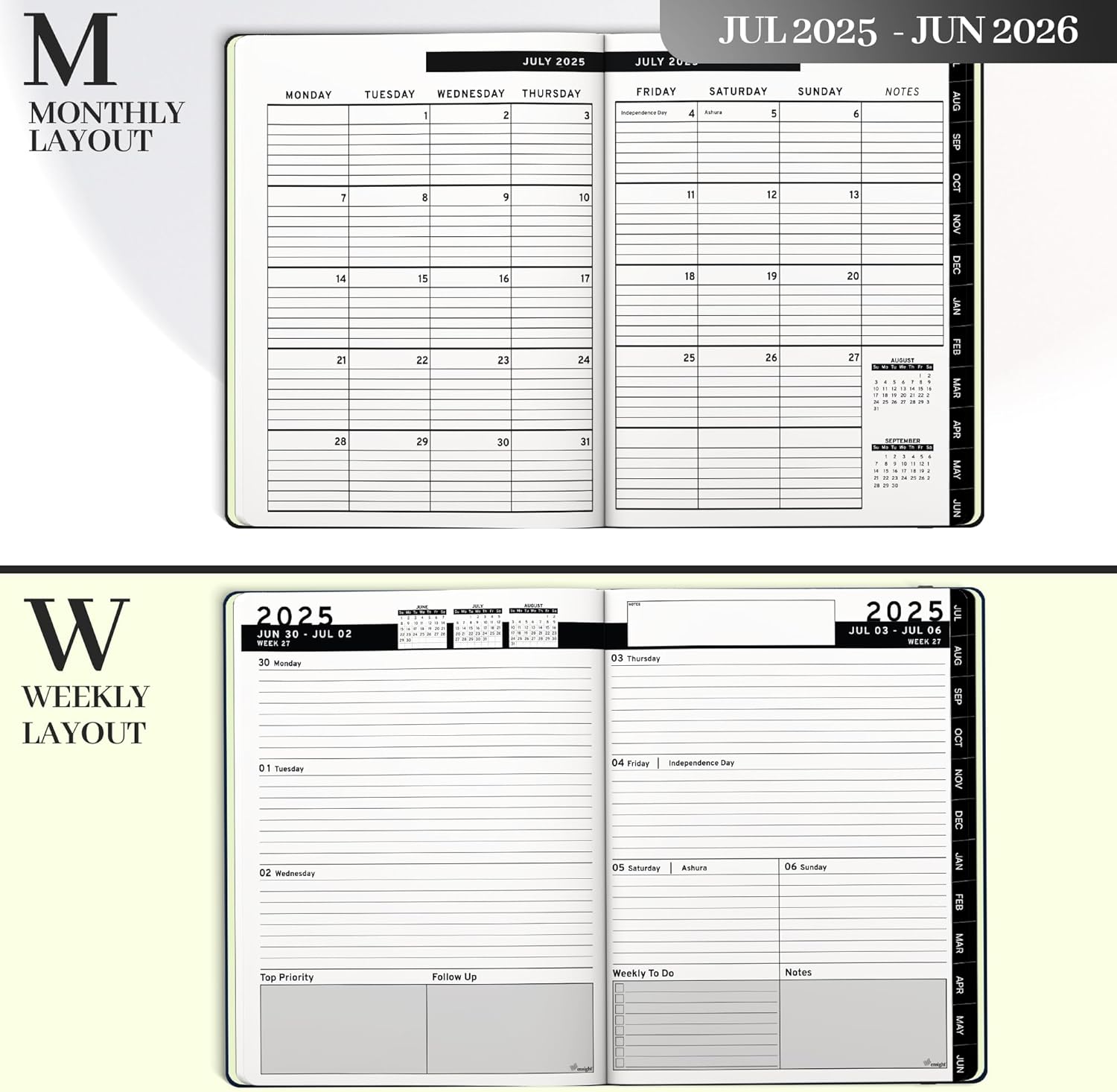 Leather Planner 2025 2026