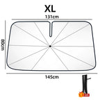Newest Car Windshield Sunshade Umbrella with 360°Rotation Bendable Handle Front Window Sun Shade UV Protection Heat Insulation