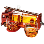 Firetruck Whiskey Decanter Set — 600ml with 2 Etched Glasses