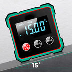 AngleMaster 360° Digital Protractor – Magnetic Laser Angle Finder with LCD Display & Inclinometer