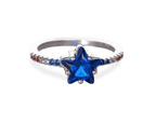 Blue Star America Ring