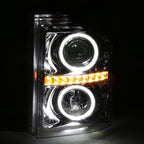 Spec-D 11-16 Ford F250 F350 F450 Projector Headlights Chrome
