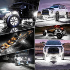 Platinum 24 LED white Rock Lights single