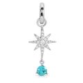 March Aquamarine Birthstone Charm - Star (Rewards Store)