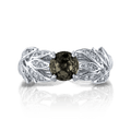 Silver Feathered Ring