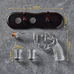 Gun Whiskey Decanter Set — Pistol, 300ml with Shot Glass