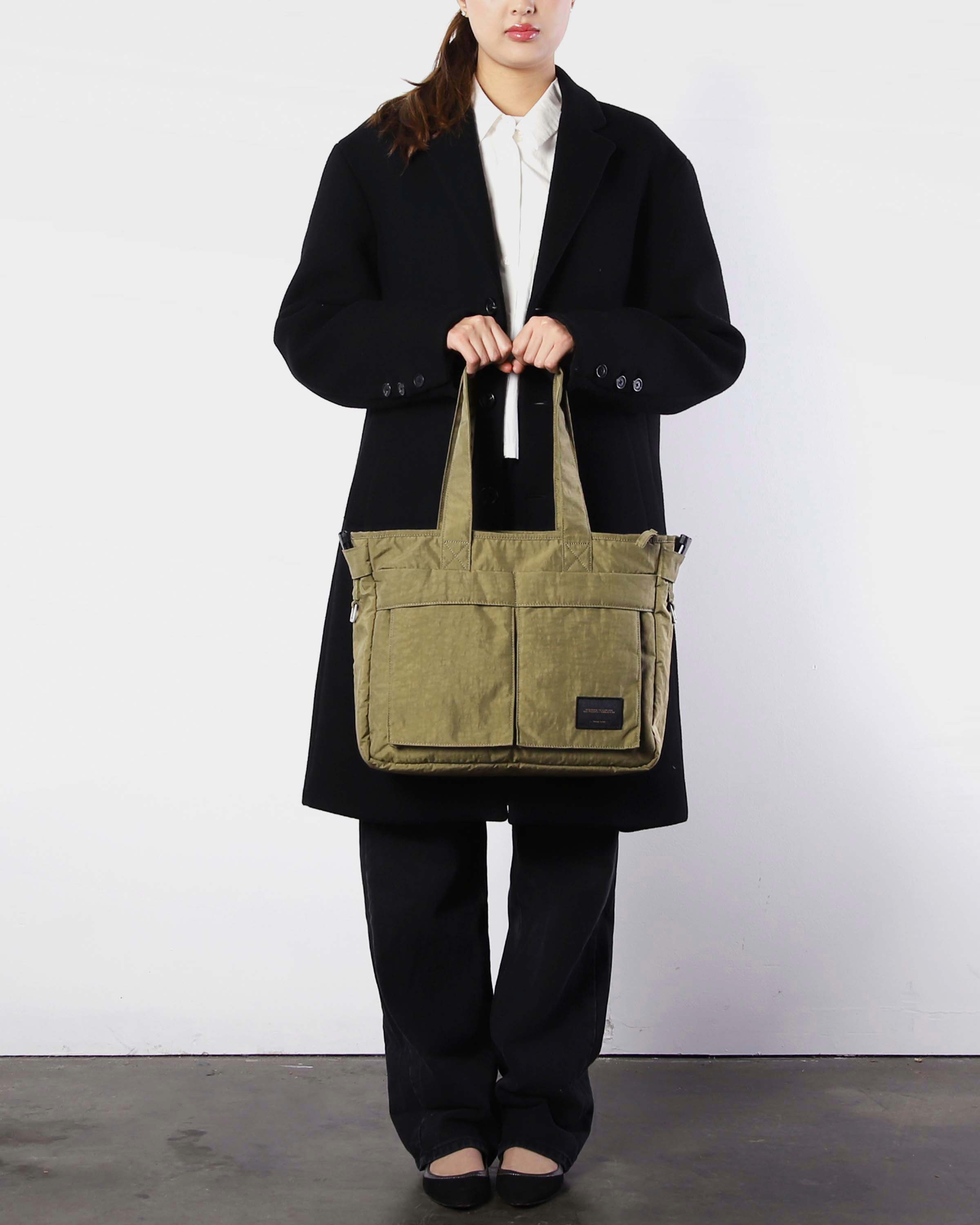 DOUBLE LAPTOP TOTE