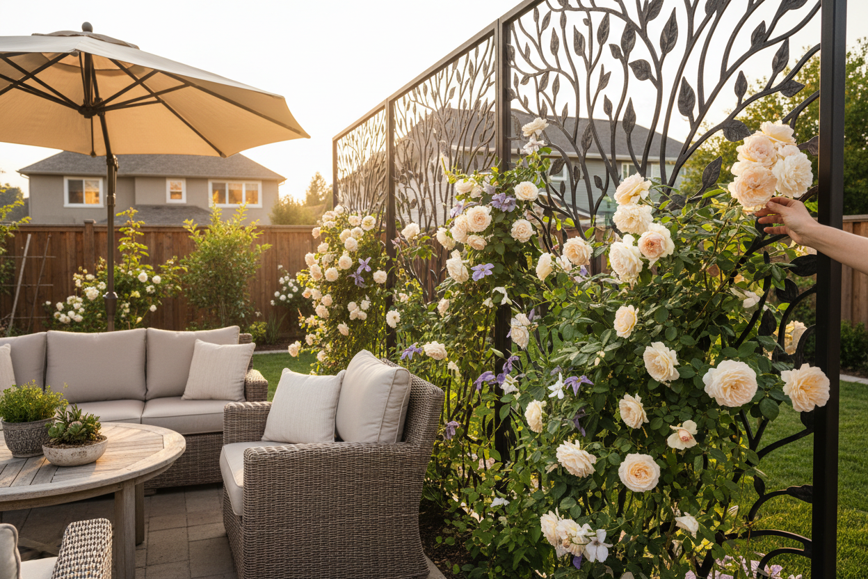 Backyard Divider