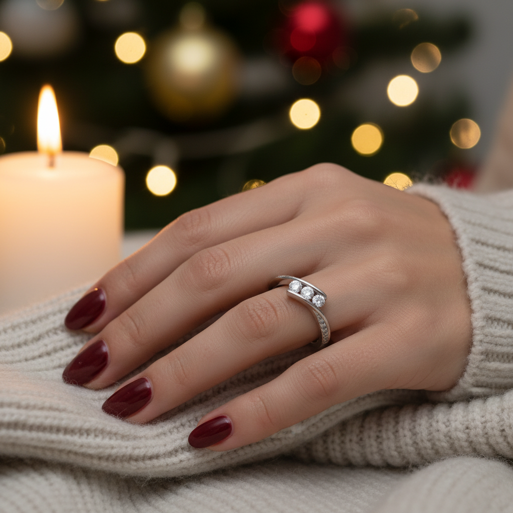 Christmas Carol Ring - On Hand