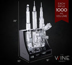3 Gun Whiskey Decanter Set — AR-15, AK-47 & Rifle, 1000ml