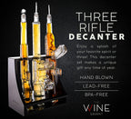 3 Gun Whiskey Decanter Set — AR-15, AK-47 & Rifle, 1000ml