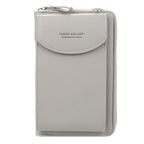 Elegance On-the-Go – Luxe PU Leather Crossbody Shoulder Bag with Phone & Card Organizer
