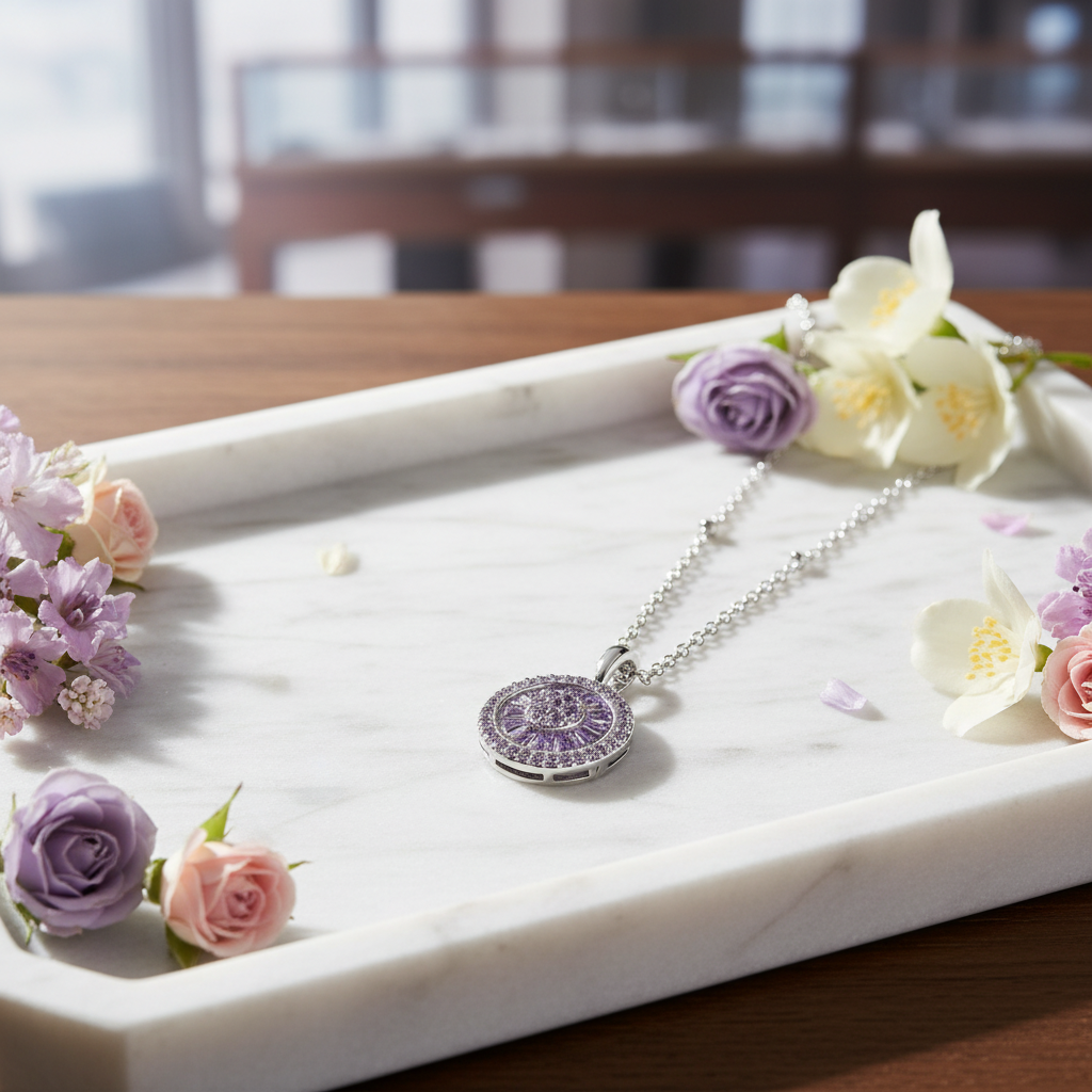 Easter Egg Pendant - Marble Tray