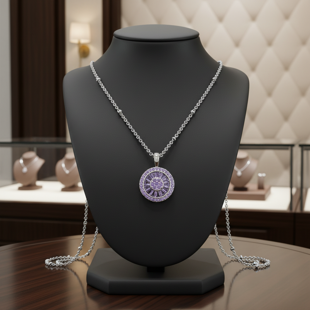 Easter Egg Pendant - Velvet Stand