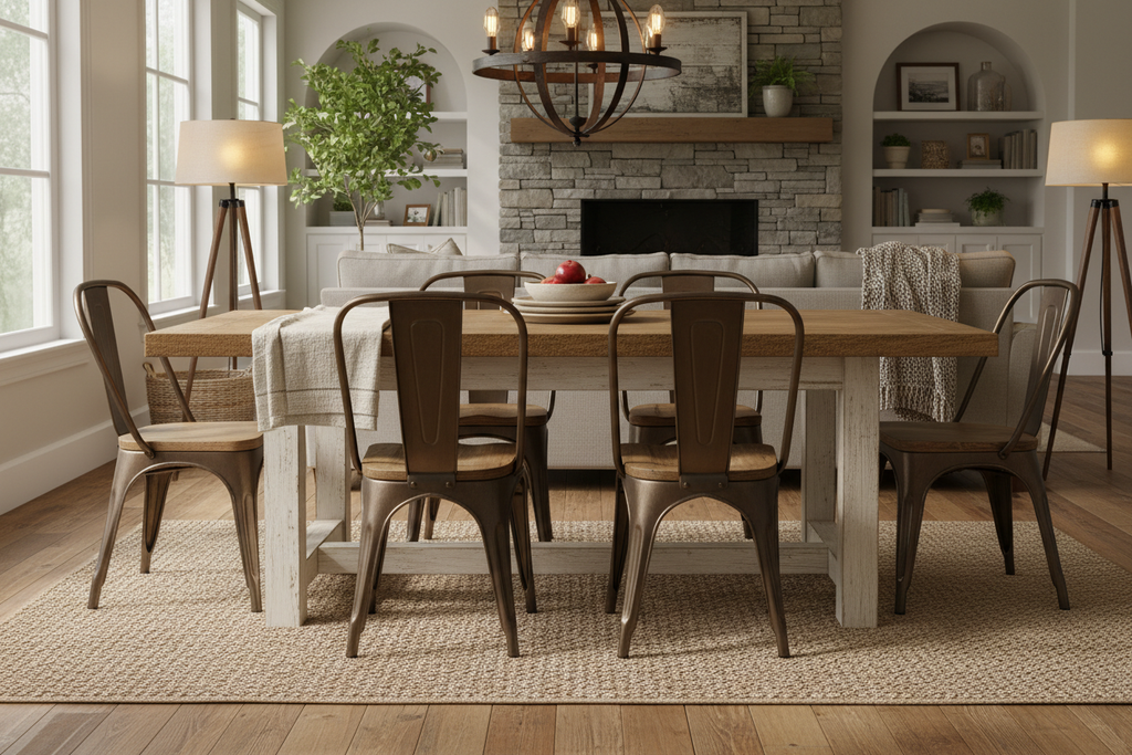 Farmhouse Dining Scene