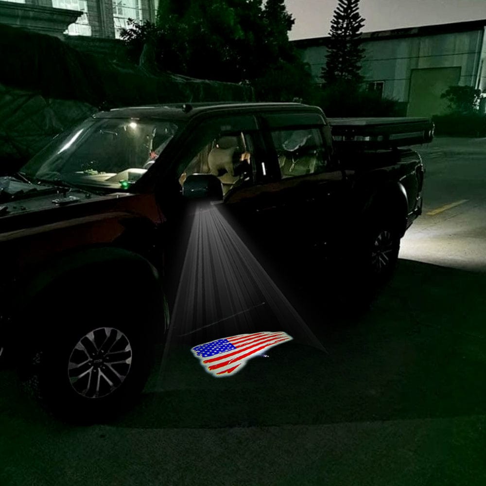 Premium LED Side Wing Mirror Projector Puddle Approach Lights for Ford F350 - 2017-2026