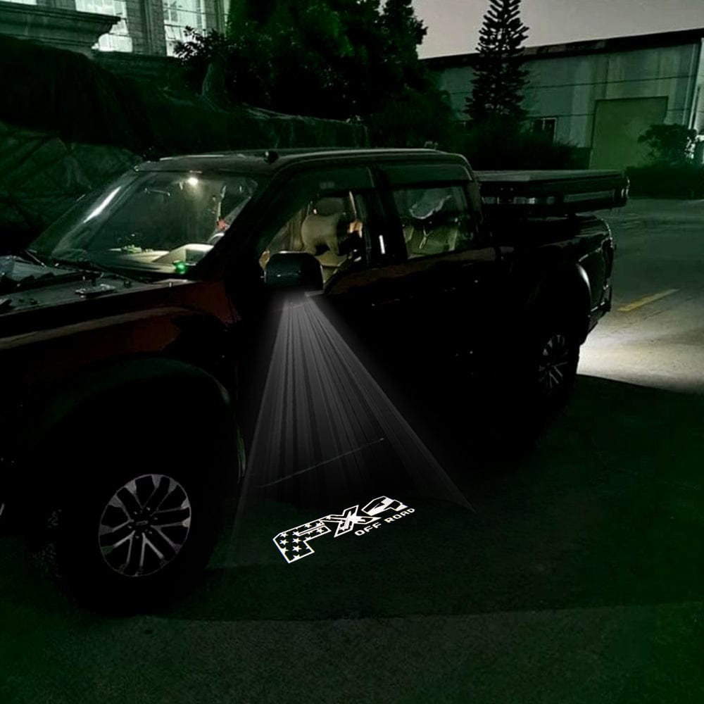 Premium LED Side Wing Mirror Projector Puddle Approach Lights for Ford F250 - 2017-2026