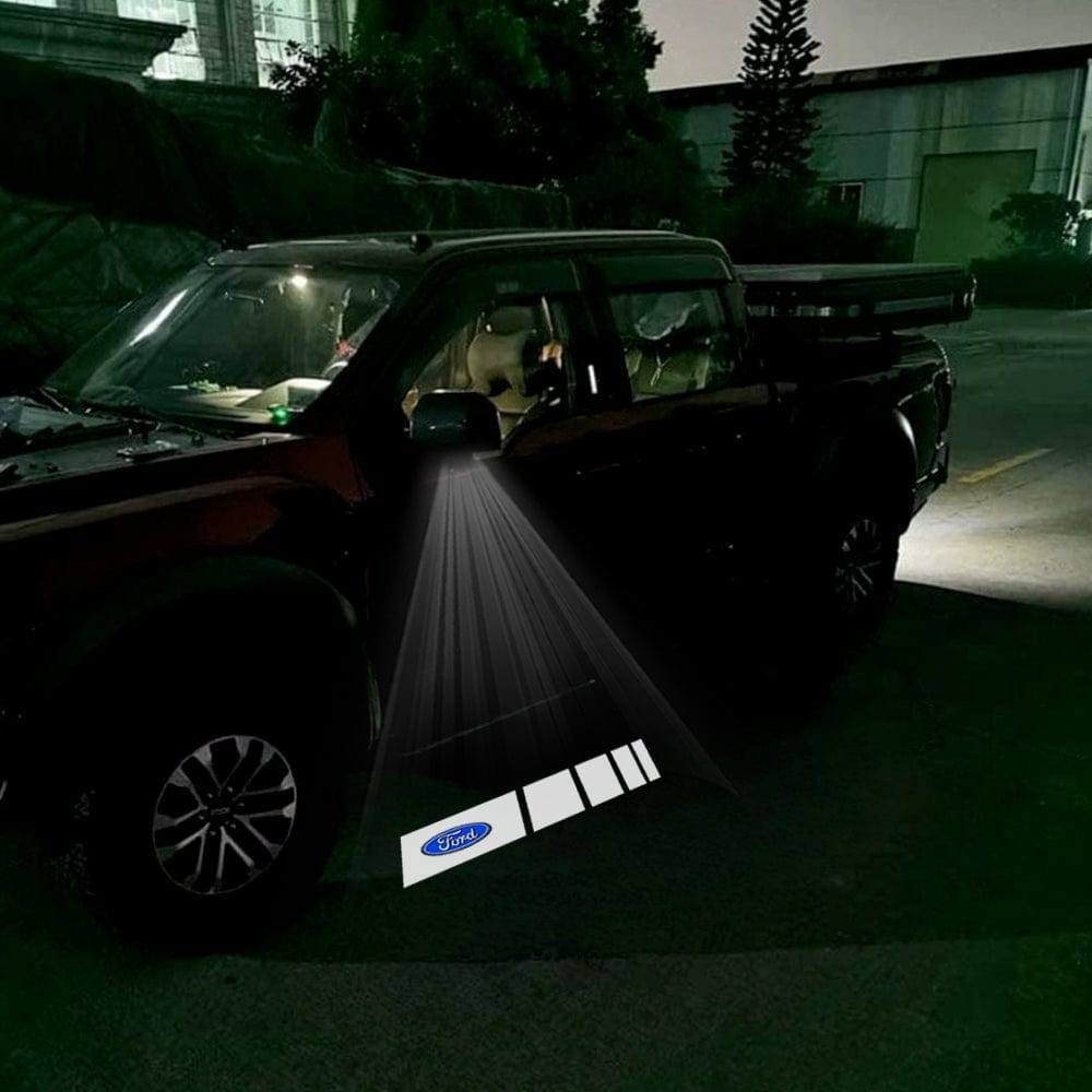 Premium LED Side Wing Mirror Projector Puddle Approach Lights for Ford F350 - 2017-2026