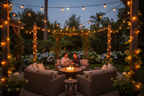 Globe Outdoor String Lights – 97FT Patio String with 49 G40 LED Bulbs, Waterproof for Backyard, Porch, Bistro & Garden