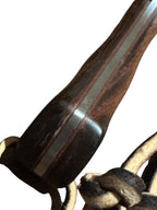 Custom John Tullis Knife 8670 Steel Fixed Blade Ironwood Handle Leather Sheath Texas Made  2025