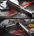 Mini D2 Folding Knife Keychain Stainless Steel Bottle Opener EDC