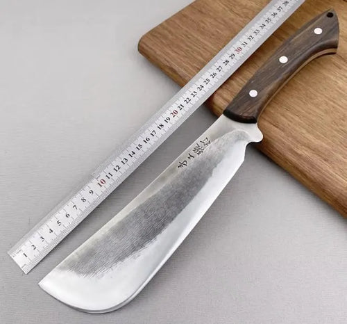 Forged Butcher Cleaver & Bone Chopper Set | 8CrMoV13 Heavy Kitchen Knives