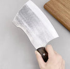 Forged Butcher Cleaver & Bone Chopper Set | 8CrMoV13 Heavy Kitchen Knives